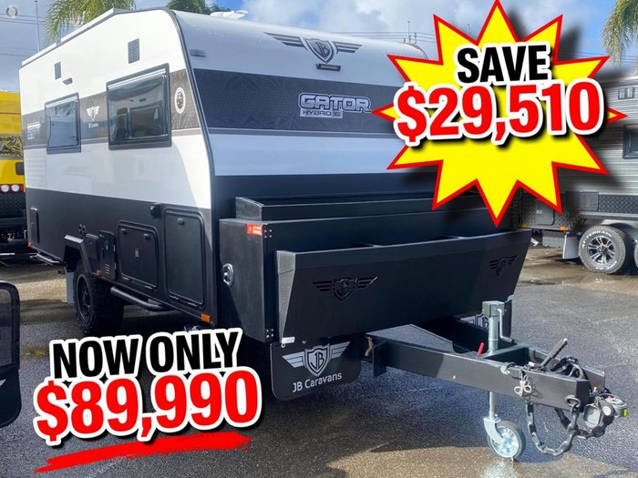 2025 JB Caravans 16' Gator Off Road Hybrid Save $29,510 Was $119,500