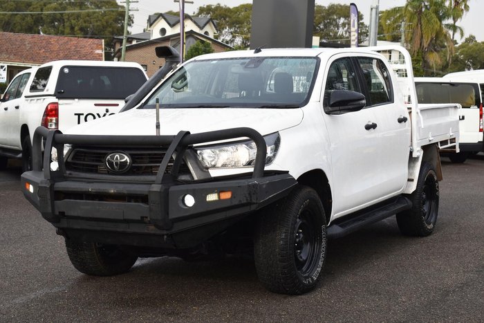 2021 Toyota Hilux SR GUN126R 4X4 Dual Range Glacier White