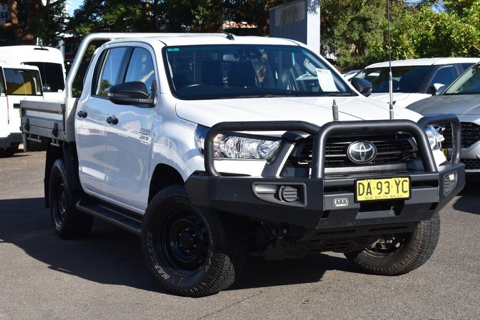 2021 Toyota Hilux SR GUN126R 4X4 Dual Range Glacier White
