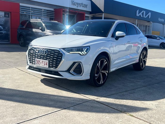 2020 Audi Q3 40 TFSI S line F3 MY21 Four Wheel Drive White
