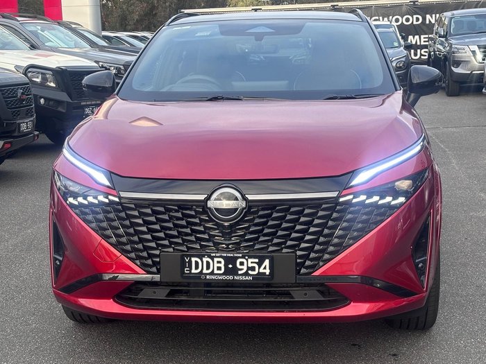 2024 Nissan QASHQAI N-DESIGN e-POWER J12 MY25 Fuji Sunset Red with Onyx Black Roof