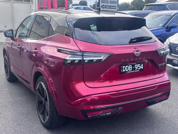 2024 Nissan QASHQAI N-DESIGN e-POWER J12 MY25 Fuji Sunset Red with Onyx Black Roof