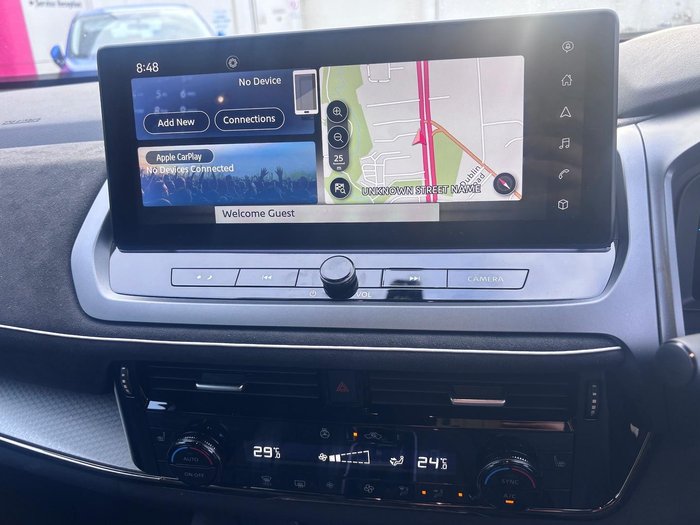 2025 Nissan QASHQAI N-DESIGN e-POWER J12 MY25 Fuji Sunset Red with Onyx Black Roof