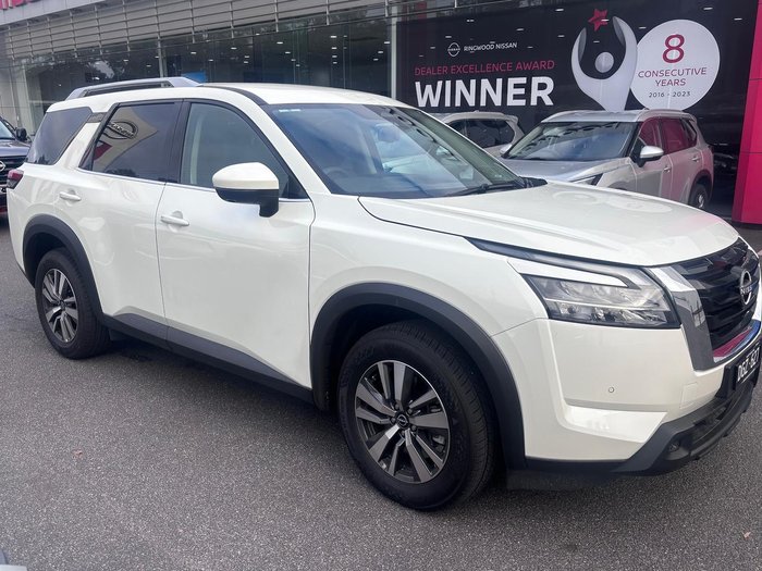 2024 Nissan Pathfinder Ti R53 MY24 4X4 On Demand Ivory Pearl