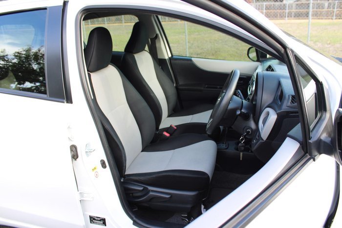 2012 Toyota Yaris YR NCP130R Glacier White