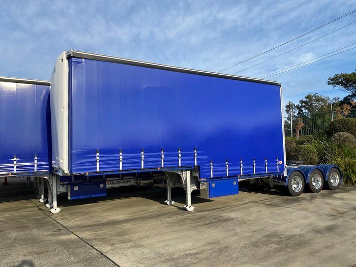 2024 Krueger Drop Deck Mezz A Trailer Curtainsider