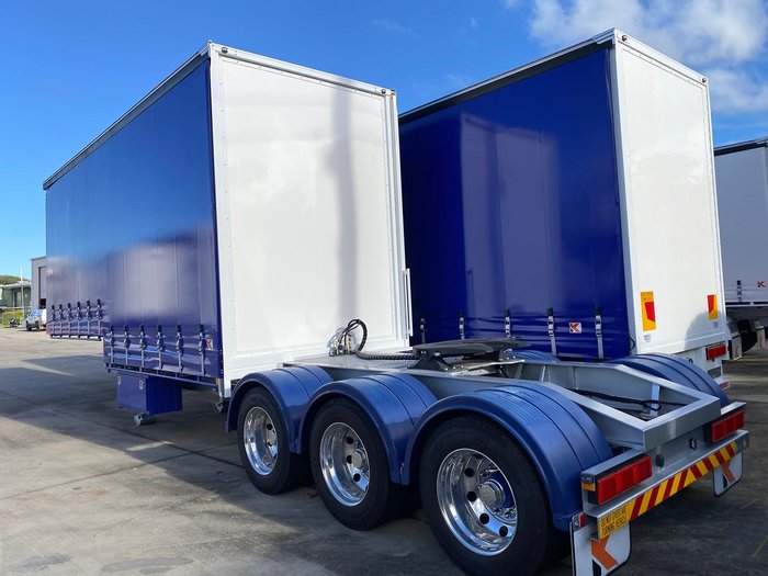 2024 Krueger Drop Deck Mezz A Trailer Curtainsider