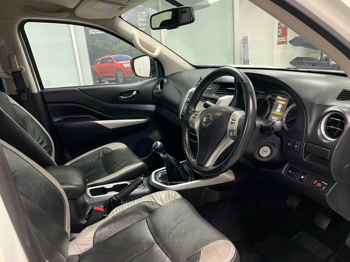 2017 Nissan Navara ST N-SPORT D23 Series 2 4X4 Dual Range White Diamond