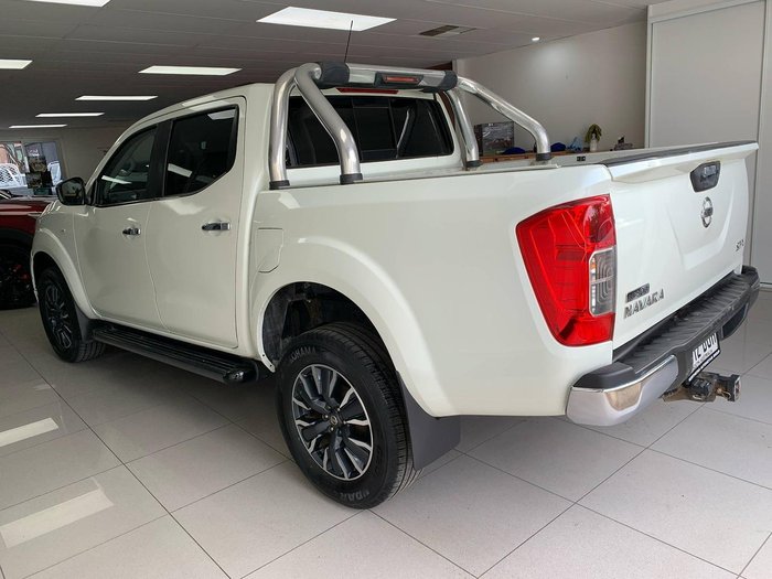 2017 Nissan Navara ST N-SPORT D23 Series 2 4X4 Dual Range White Diamond