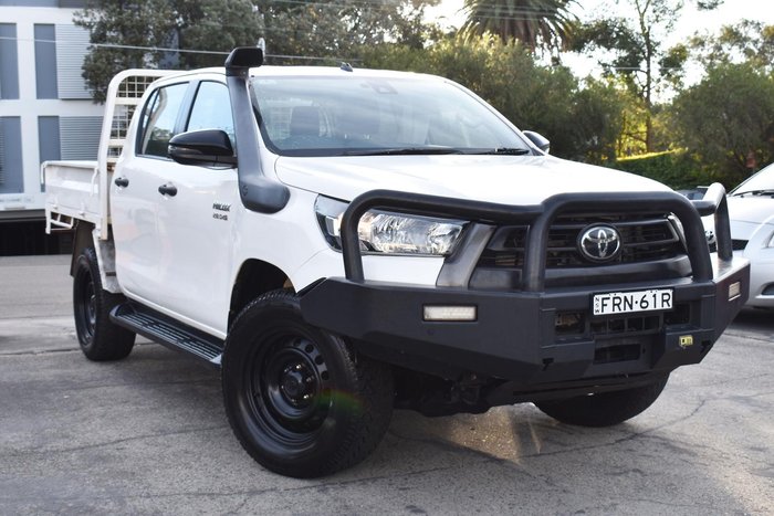 2021 Toyota Hilux SR GUN126R 4X4 Dual Range Glacier White