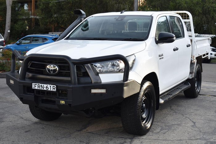 2021 Toyota Hilux SR GUN126R 4X4 Dual Range Glacier White