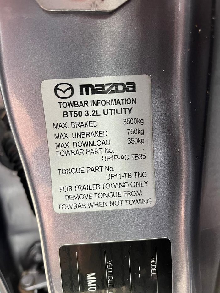 2015 Mazda BT-50 XTR Hi-Rider UP 4x2 Titanium Grey