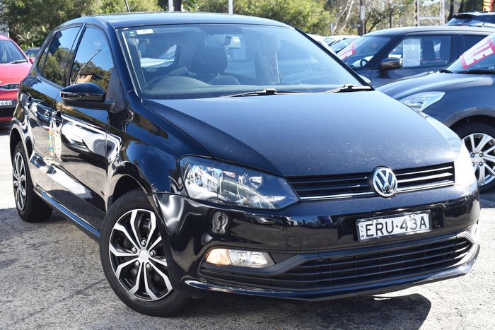 2014 Volkswagen Polo 66TSI Trendline 6R MY15 Deep Black
