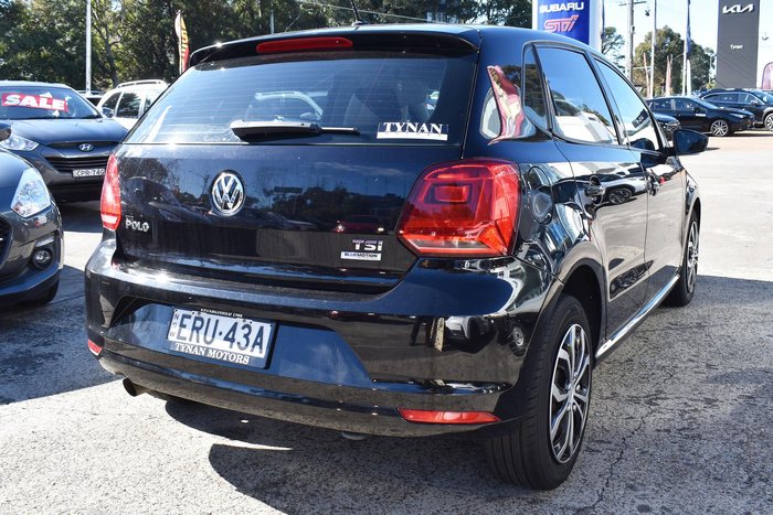2014 Volkswagen Polo 66TSI Trendline 6R MY15 Deep Black