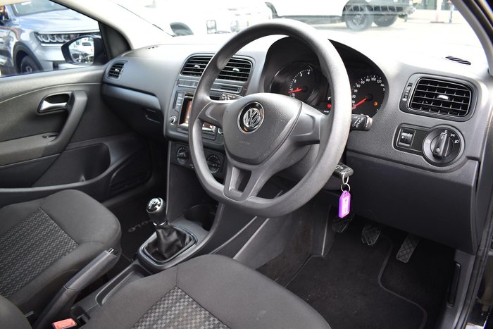 2014 Volkswagen Polo 66TSI Trendline 6R MY15 Deep Black
