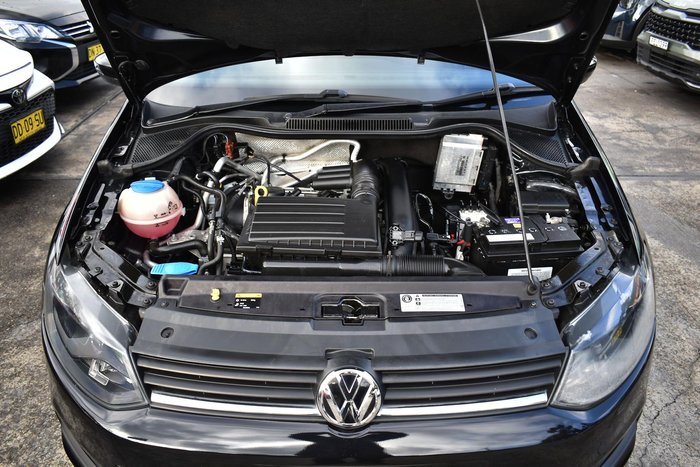 2014 Volkswagen Polo 66TSI Trendline 6R MY15 Deep Black
