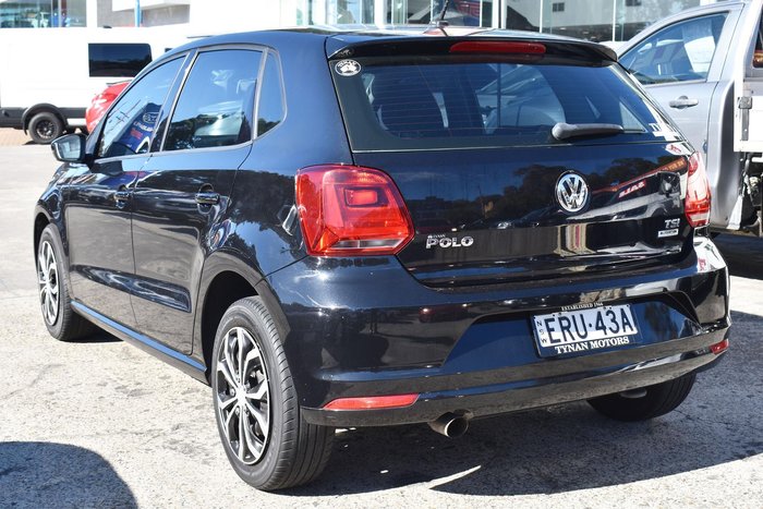 2014 Volkswagen Polo 66TSI Trendline 6R MY15 Deep Black
