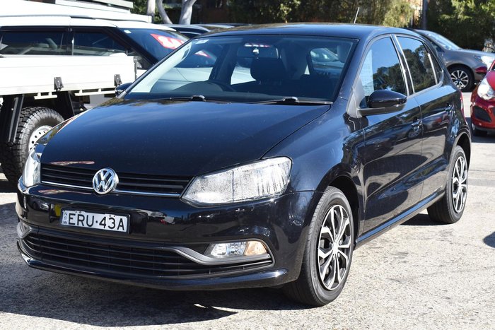 2014 Volkswagen Polo 66TSI Trendline 6R MY15 Deep Black