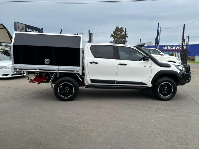 2019 Toyota Hilux Rugged GUN126R 4X4 Dual Range Glacier White
