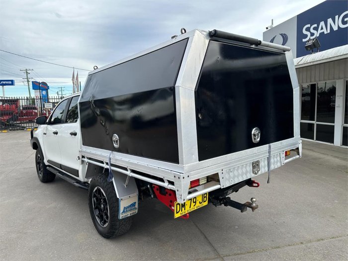 2019 Toyota Hilux Rugged GUN126R 4X4 Dual Range Glacier White
