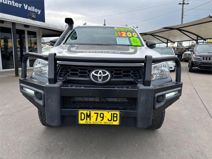 2019 Toyota Hilux Rugged GUN126R 4X4 Dual Range Glacier White