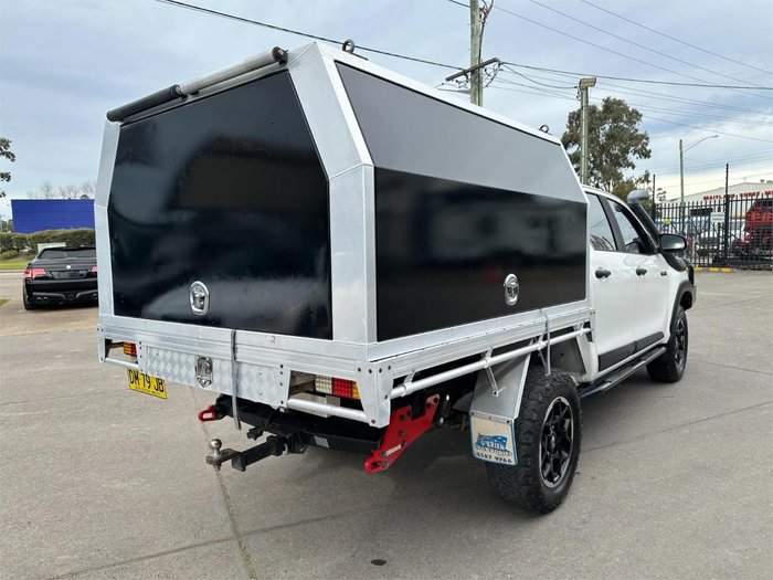 2019 Toyota Hilux Rugged GUN126R 4X4 Dual Range Glacier White