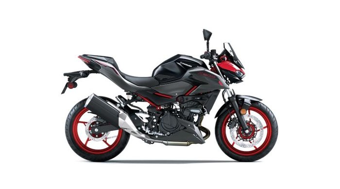 2025 KAWASAKI Z500 SE LAMS CANDY PERSIMMON RED