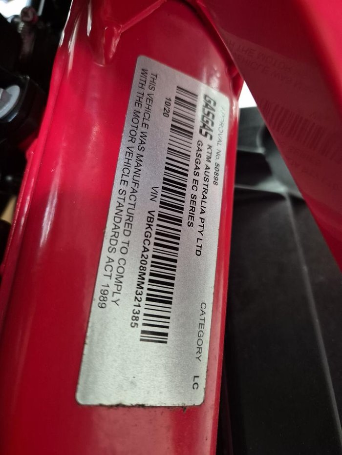 2021 Gas Gas EC 300 EC300 Red