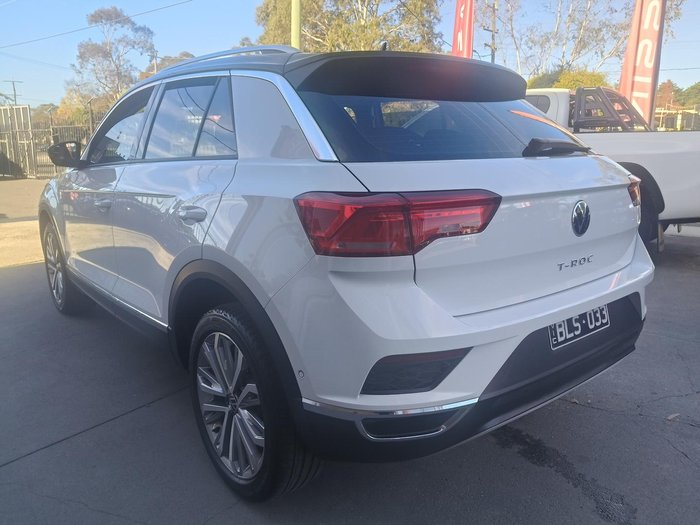 2021 Volkswagen T-Roc 110TSI Style A11 MY21 Pure White