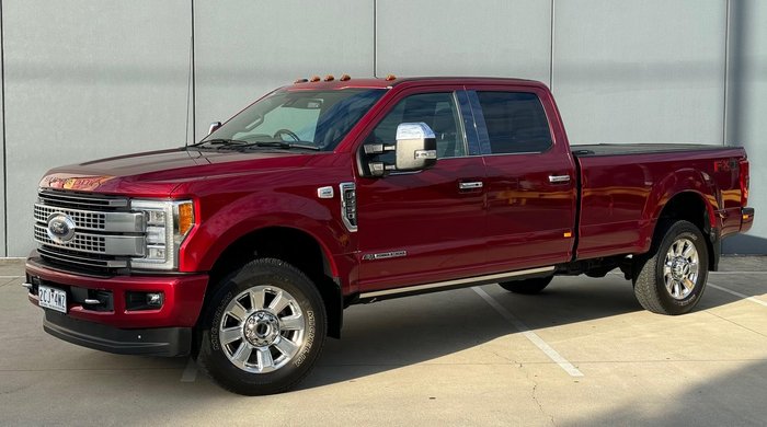 2017 Ford F250 Platinum (No Series) Red