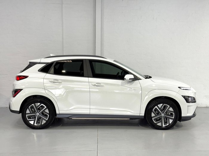 2021 Hyundai Kona Electric Elite OS.V4 MY22 Atlas White