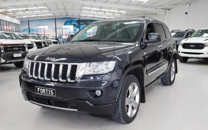 2012 Jeep Grand Cherokee Overland WK MY12 4X4 Constant Brilliant Black