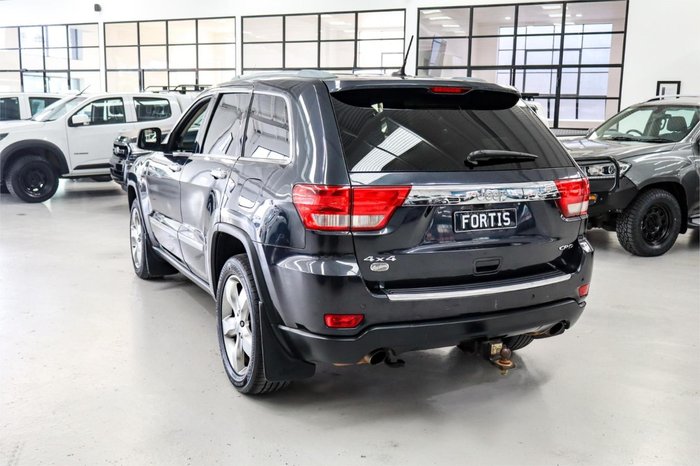 2012 Jeep Grand Cherokee Overland WK MY12 4X4 Constant Brilliant Black