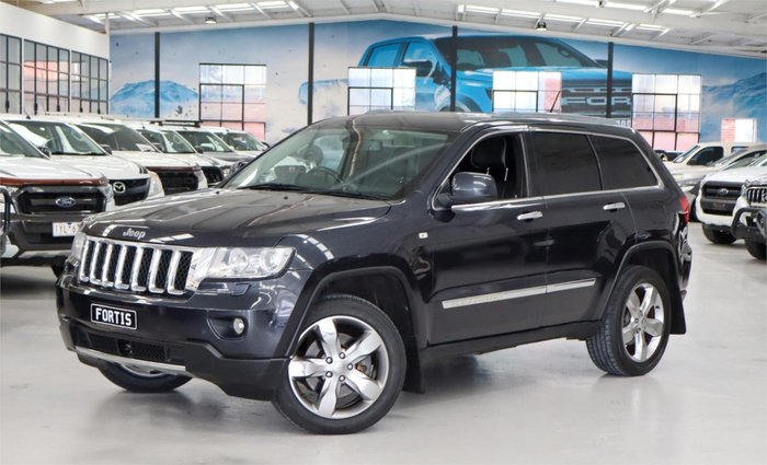 2012 Jeep Grand Cherokee Overland WK MY12 4X4 Constant Brilliant Black