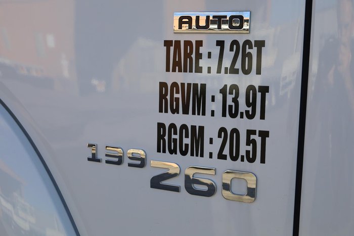 2022 Isuzu F Series FTS139-260 Dual Cab Tipper White