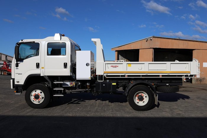 2022 Isuzu F Series FTS139-260 Dual Cab Tipper White