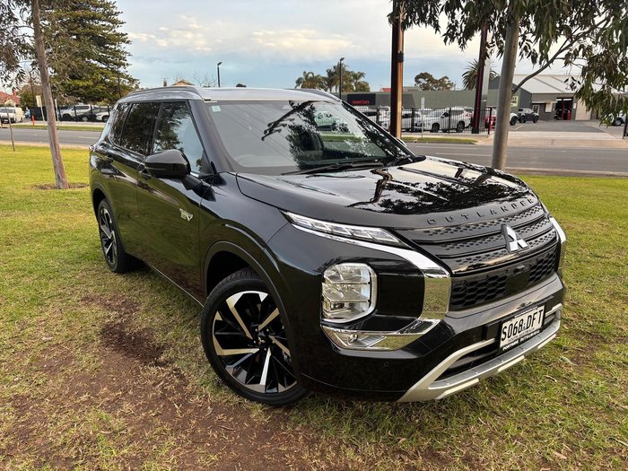 2024 Mitsubishi Outlander PHEV Exceed Tourer ZM MY24 AWD Black Diamond with Sterling Silver Roof