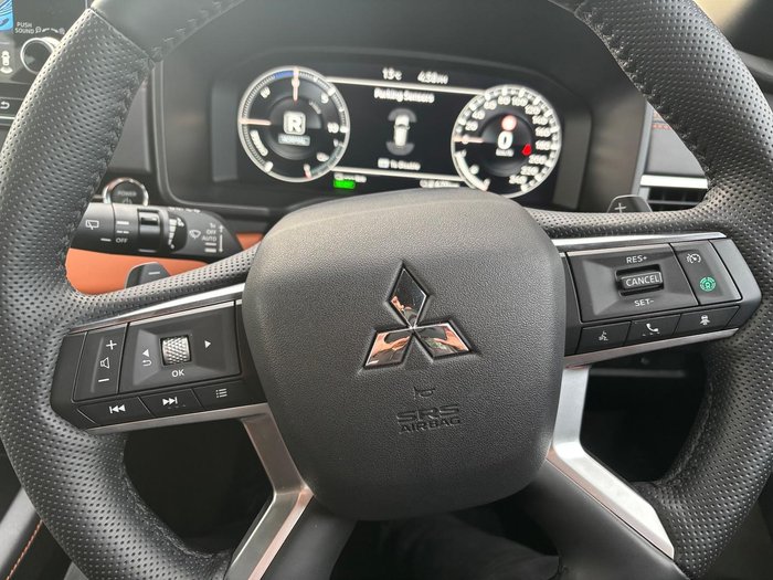 2024 Mitsubishi Outlander PHEV Exceed Tourer ZM MY24 AWD Black Diamond with Sterling Silver Roof