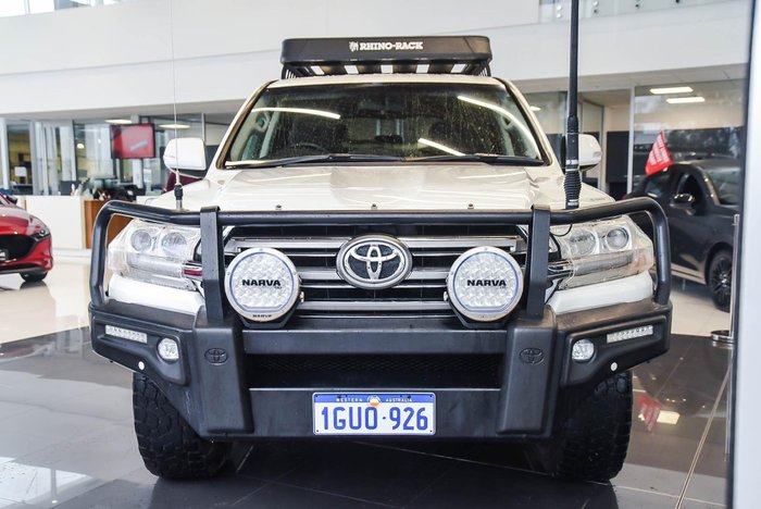 2019 Toyota Landcruiser GXL VDJ200R 4X4 Dual Range Glacier White