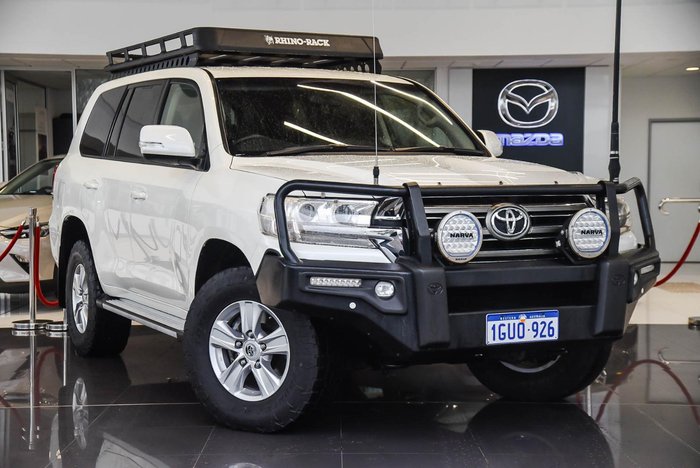 2019 Toyota Landcruiser GXL VDJ200R 4X4 Dual Range Glacier White