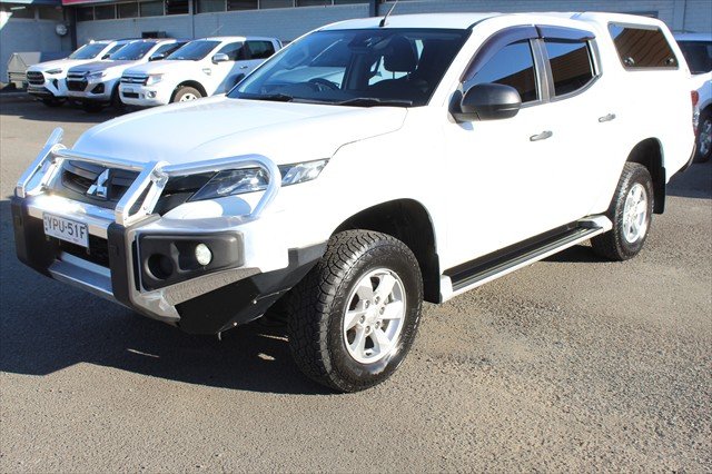 2018 Mitsubishi Triton GLX+ MQ MY18 4X4 Dual Range White