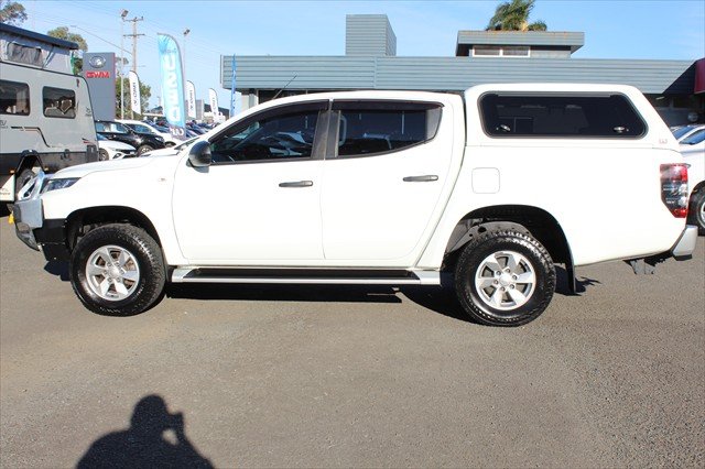 2018 Mitsubishi Triton GLX+ MQ MY18 4X4 Dual Range White