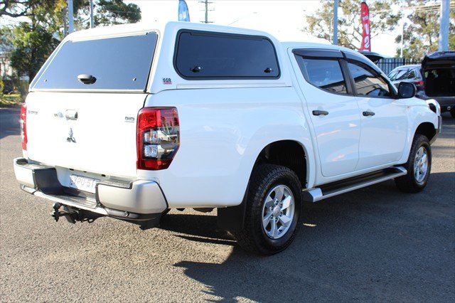 2018 Mitsubishi Triton GLX+ MQ MY18 4X4 Dual Range White