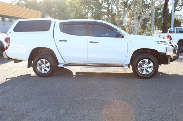 2018 Mitsubishi Triton GLX+ MQ MY18 4X4 Dual Range White
