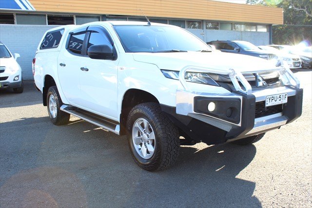 2018 Mitsubishi Triton GLX+ MQ MY18 4X4 Dual Range White