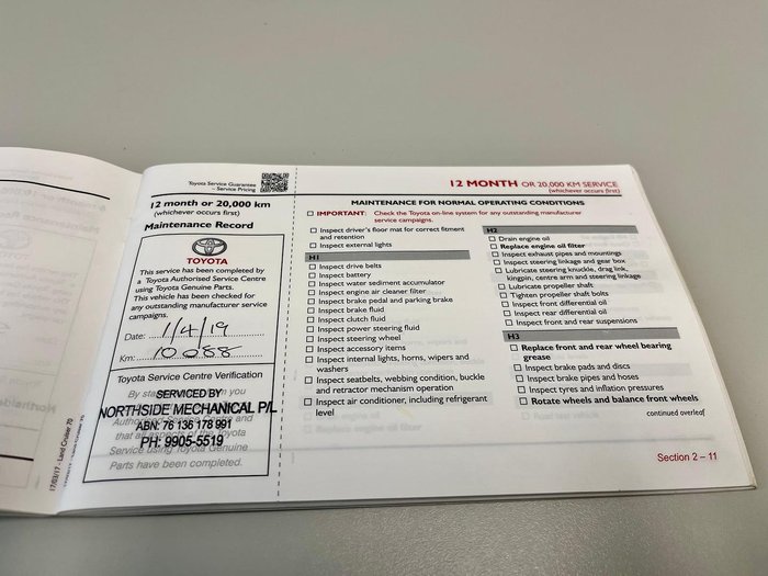 2018 Toyota Landcruiser Workmate VDJ79R 4X4 Dual Range French Vanilla