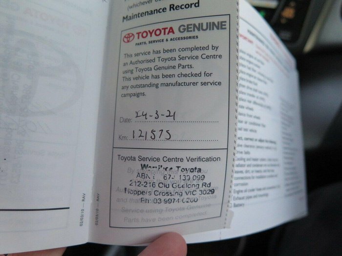 2011 Toyota RAV4 CV