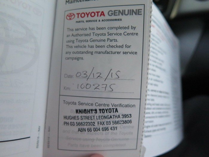 2011 Toyota RAV4 CV