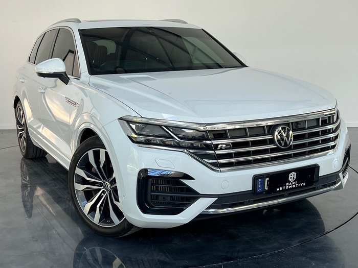 2020 Volkswagen Touareg V8 TDI R-Line CR MY21 Four Wheel Drive Pure White