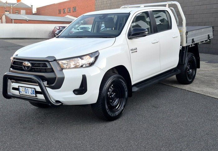 2023 Toyota Hilux SR GUN126R 4X4 Dual Range Glacier White